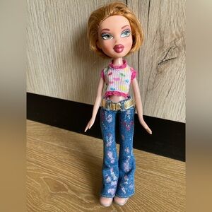 Bratz Fashion Doll with Pink Top and Blue Jeans